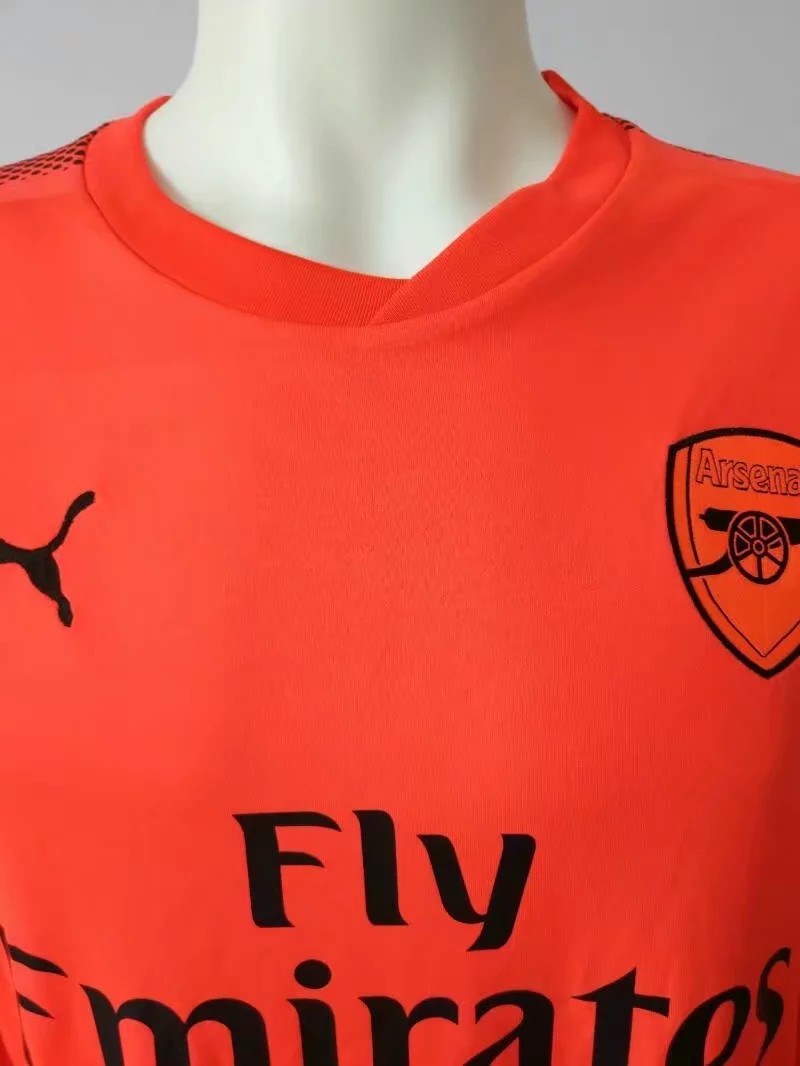 arsenal orange goalkeeper kit