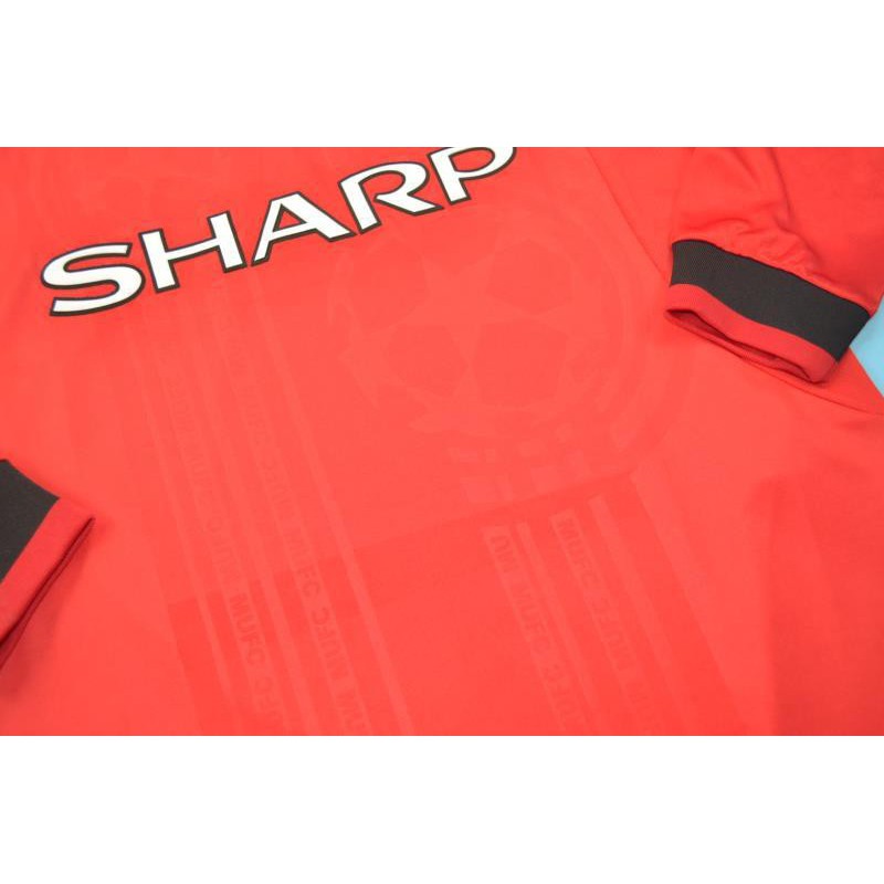 Retro 1998/99 Manchester United Goalkeeper Long Sleeve Soccer Jersey