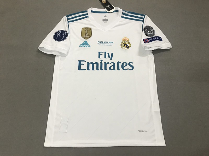 real madrid champion league jersey