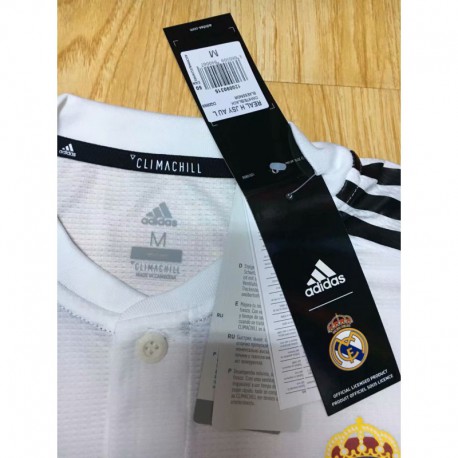 What Does Real Mean In Real Madrid,Cheap Real MLB Jerseys,Real marid home  long sleeves player version Size:18-19