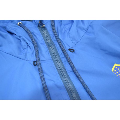 adidas blue windbreaker jacket