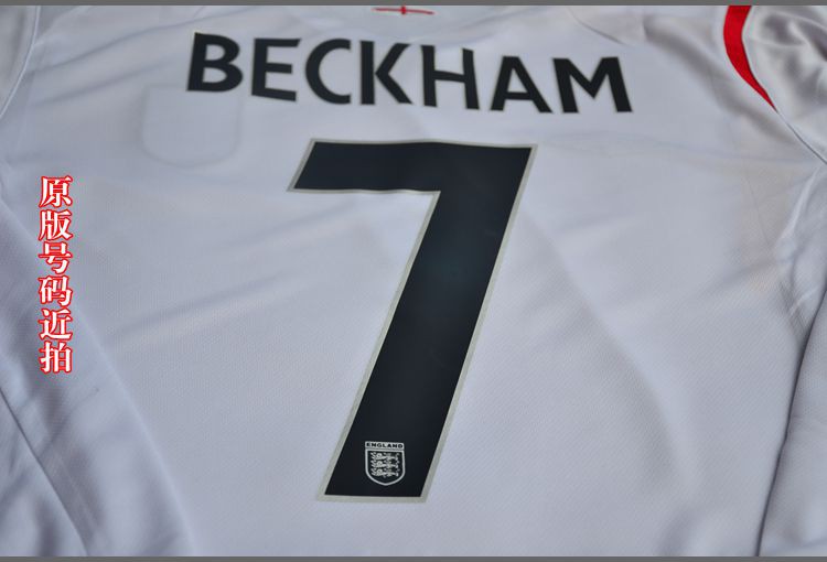 2002 England World Cup Home Shirt BECKHAM 7 (XXL) - Football Shirt