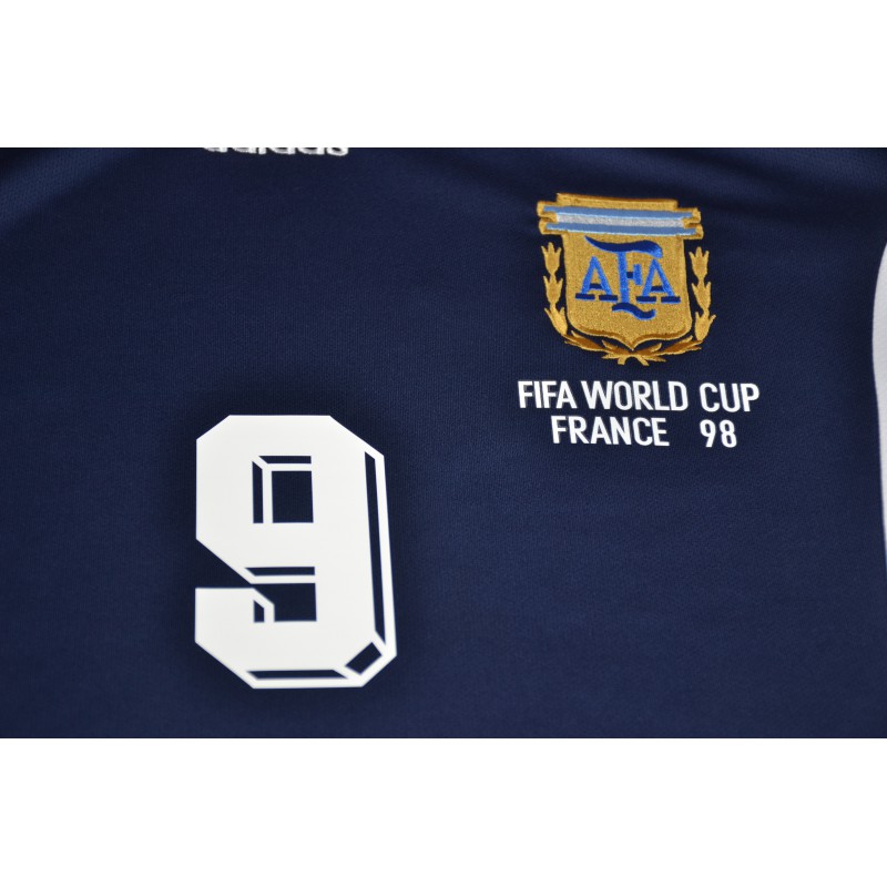 Argentina 1998 World Cup Retro Away Jersey Men Adult –